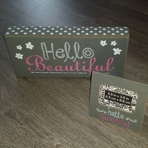 Hello Beautiful Decor Set